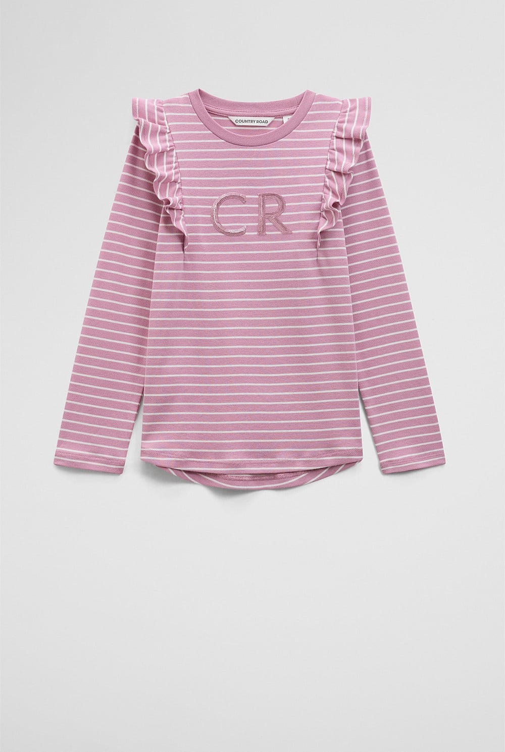 Australian Cotton Logo Frill T-Shirt