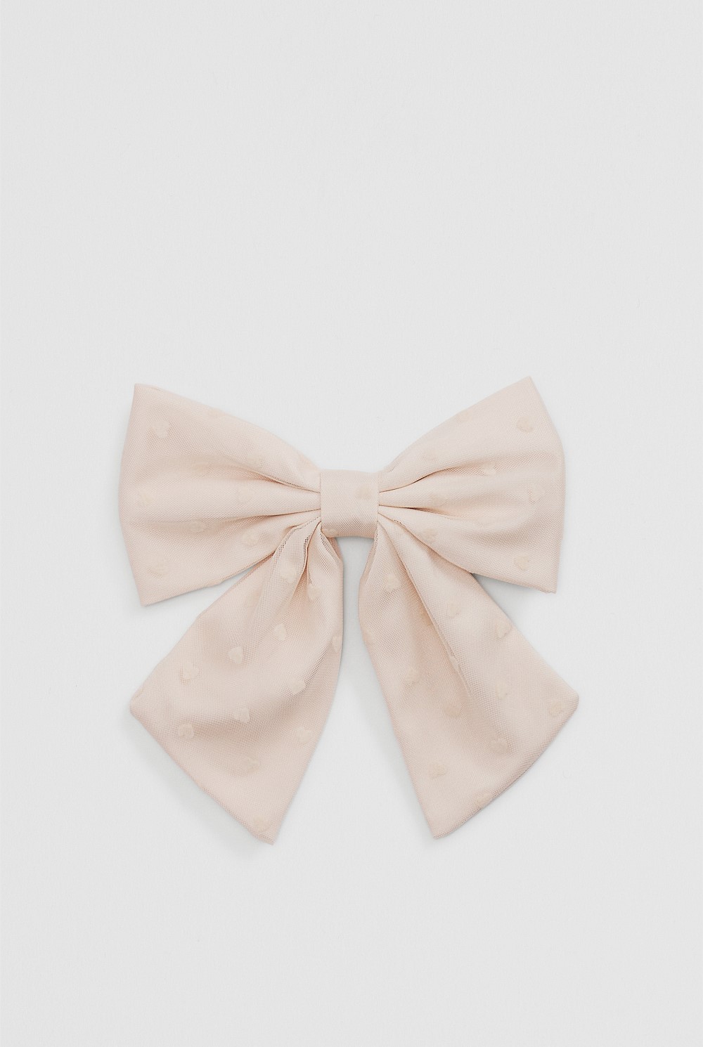 Heart Bow Clip