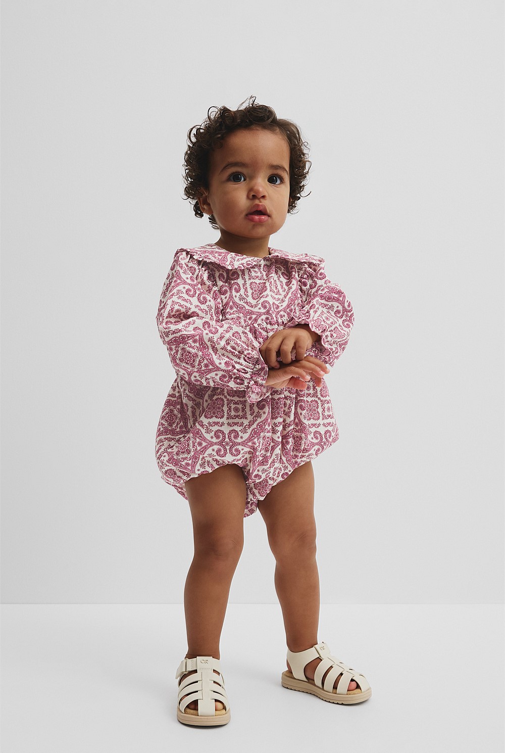 Frill Collar Romper