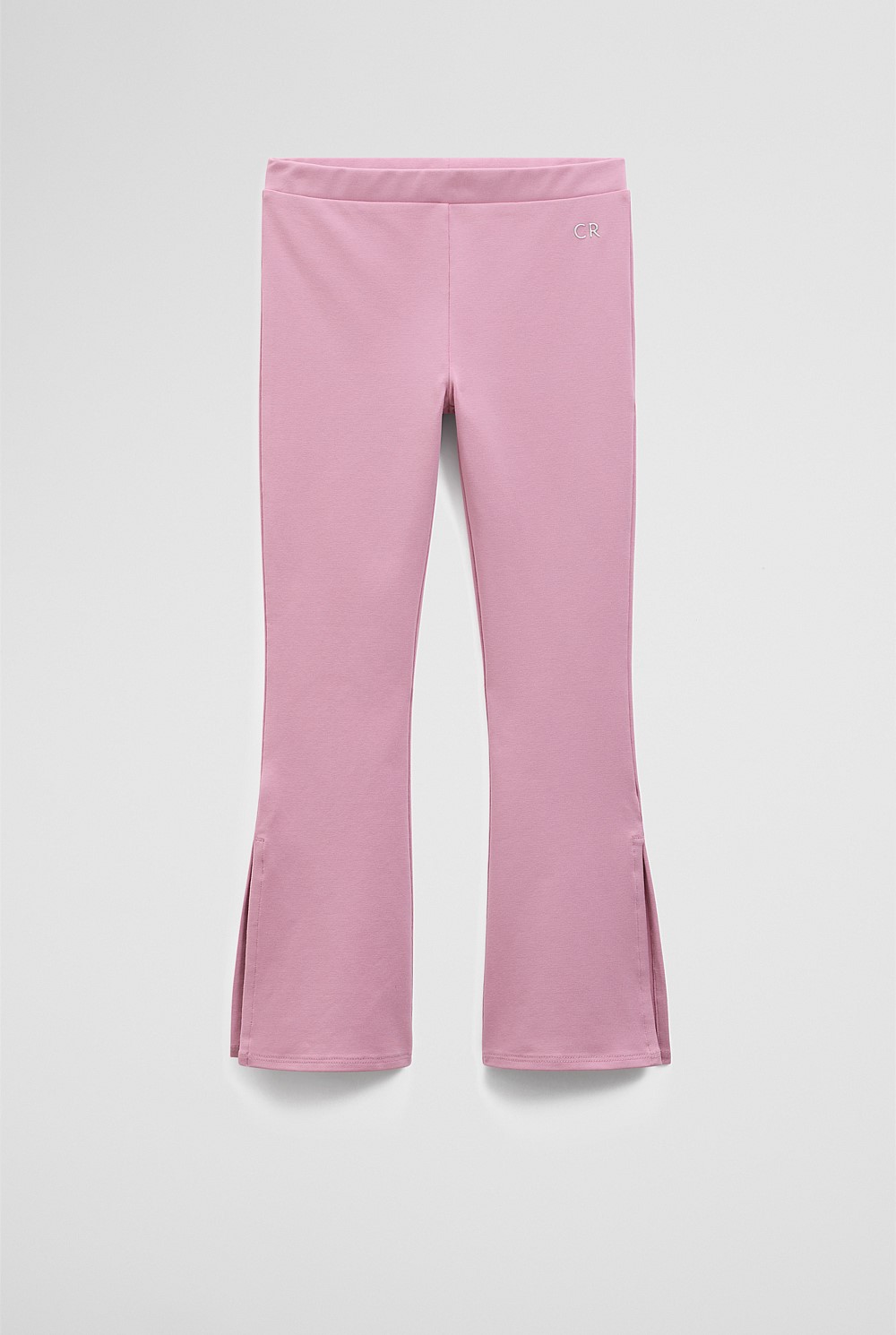 Organically Grown Cotton Blend Flare Tech Pant