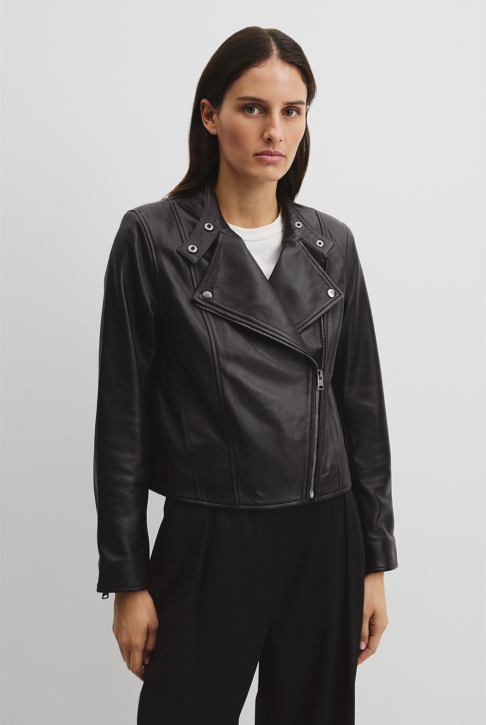 Leather Biker Jacket