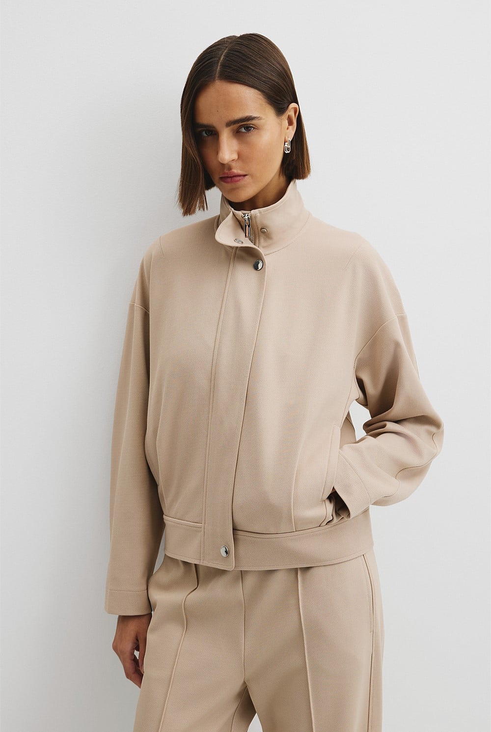 Twill Track Jacket