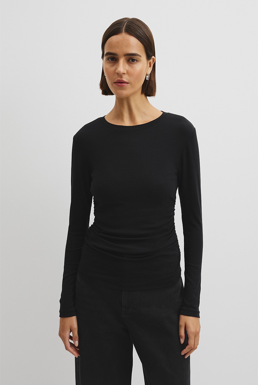 Drape Long Sleeve Top