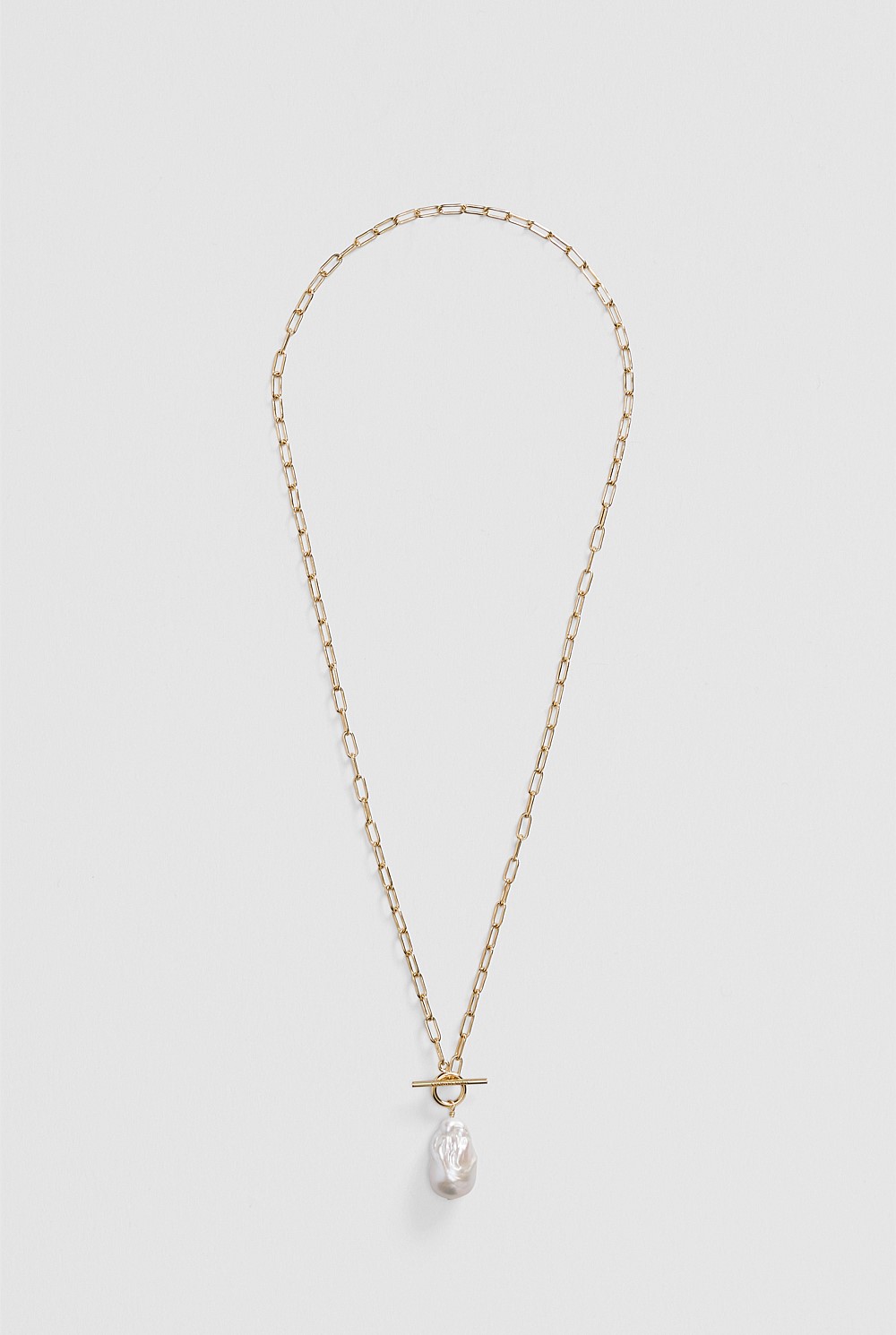 Lila Freshwater Pearl Long Necklace