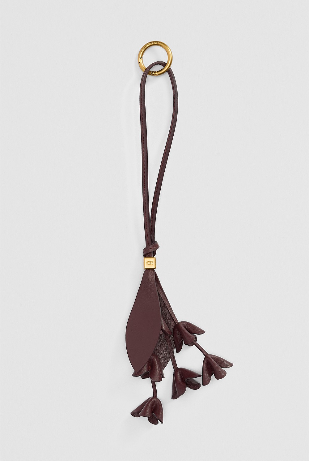 Gumflower Leather Charm