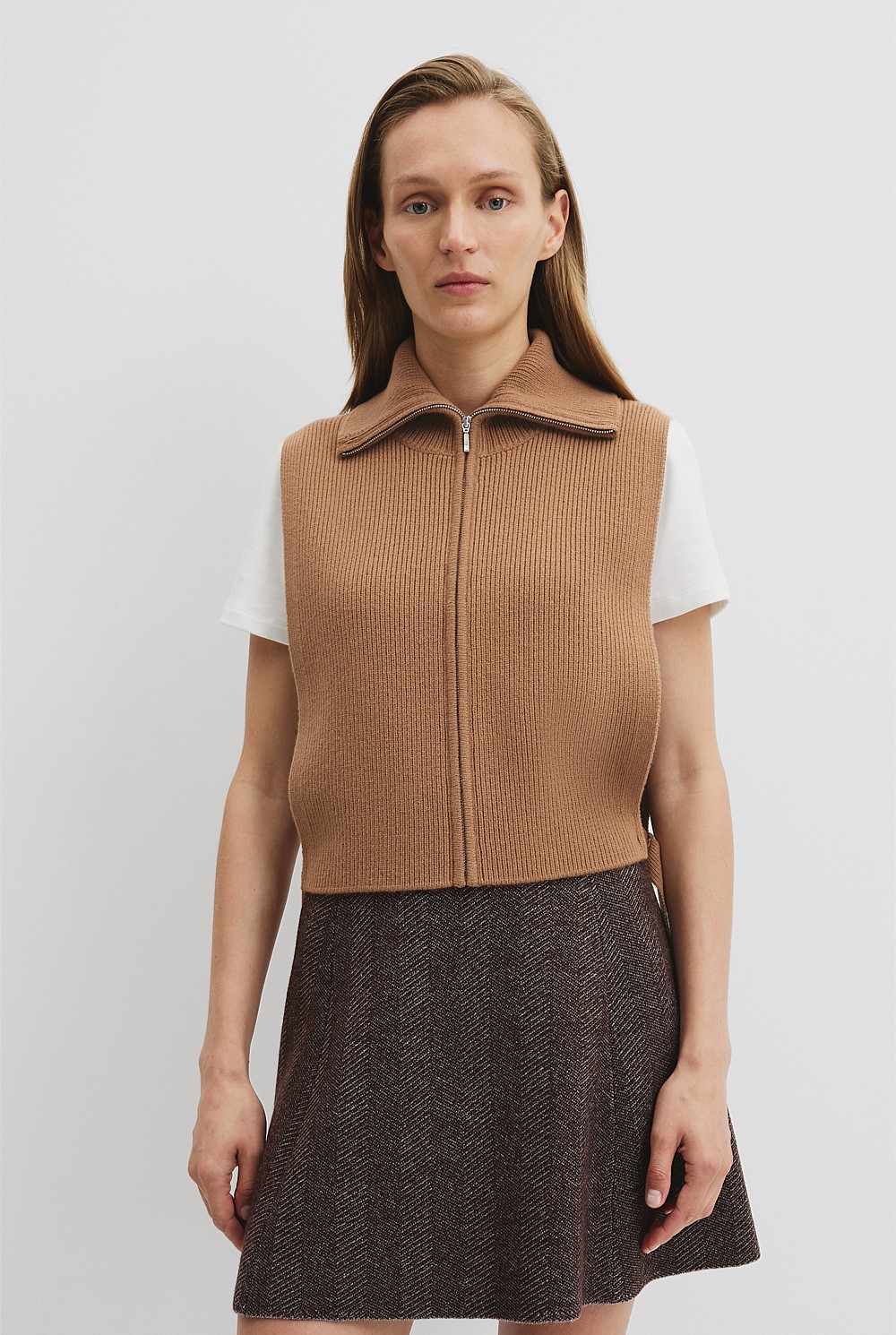 Rib Knit Tabbard