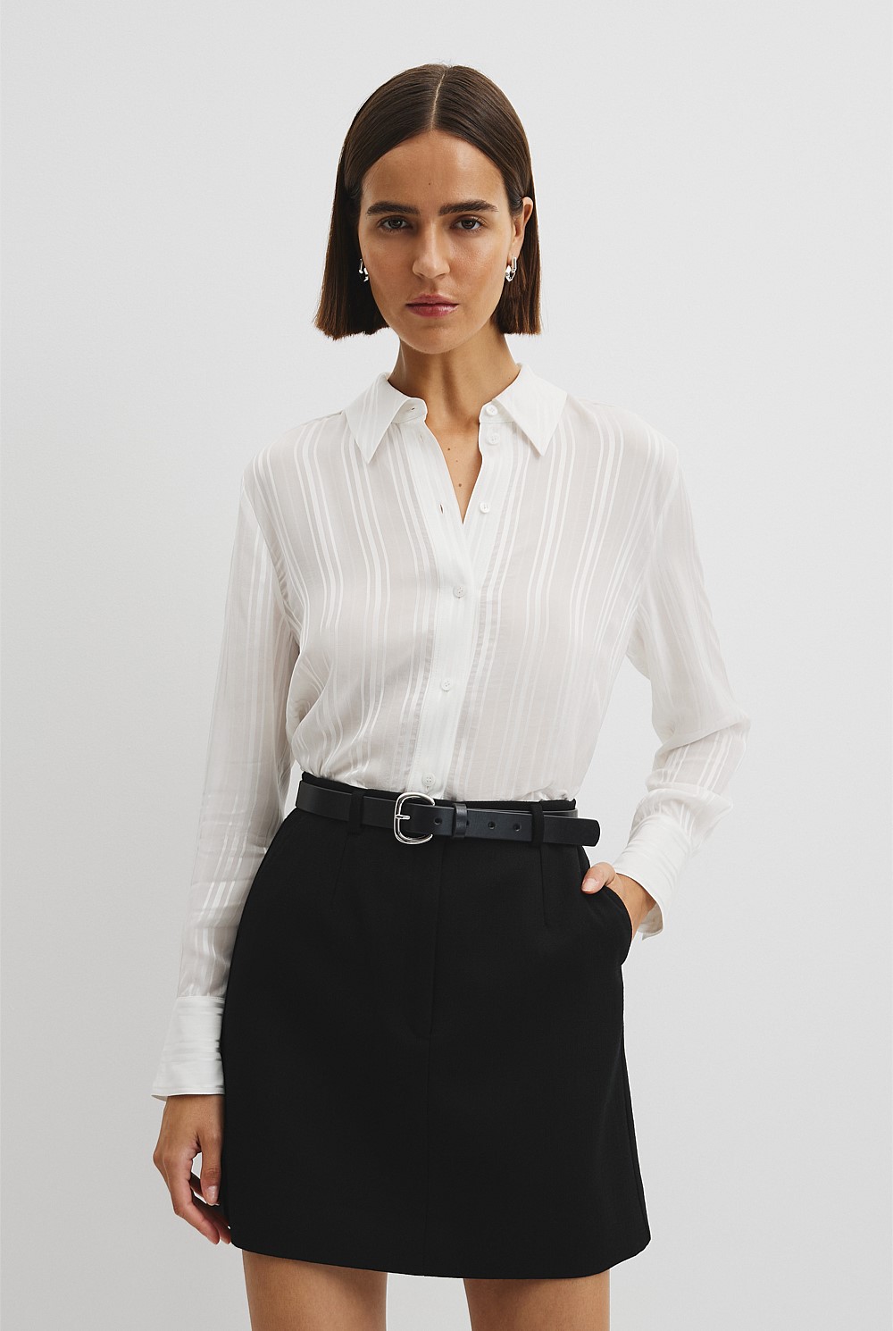 Self Stripe Shirt