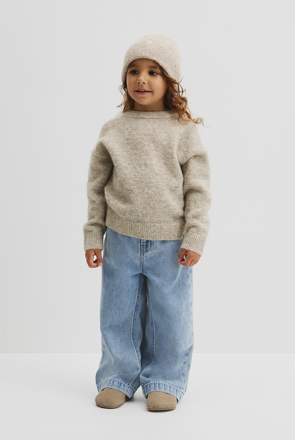Sequin Fluffy Knit