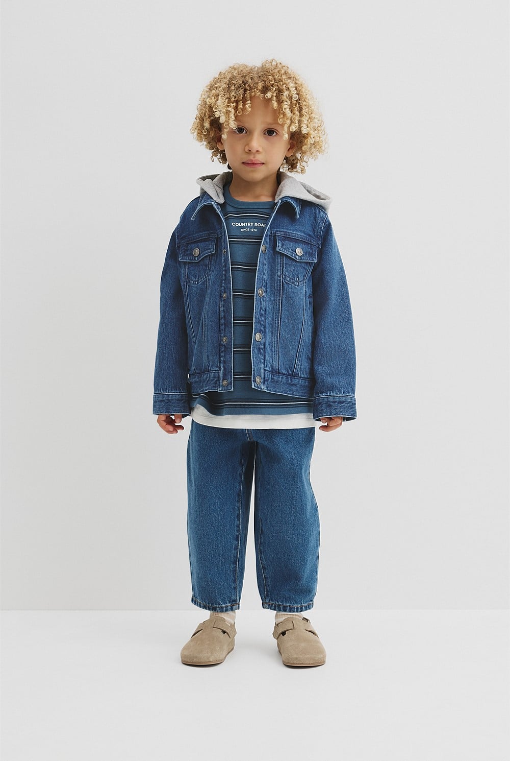 Hooded Denim Jacket