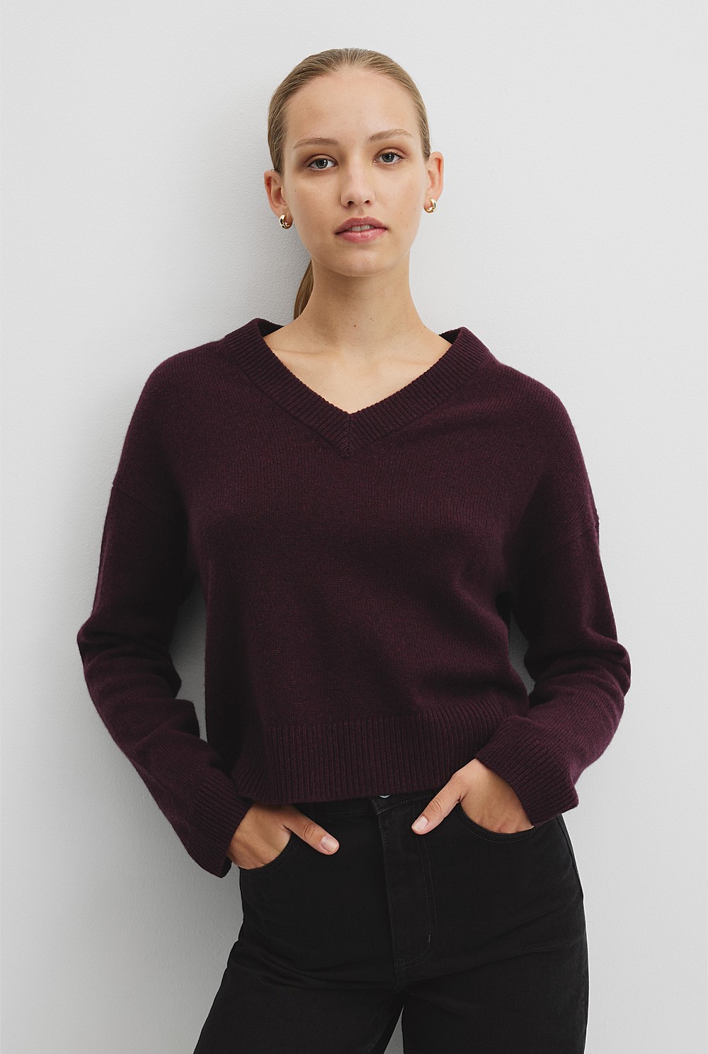 V-Neck Merino Knit