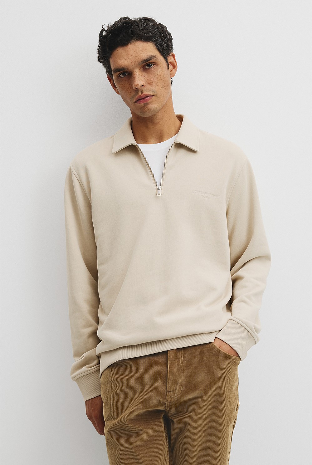 Australian Cotton Collar Neck Sweat