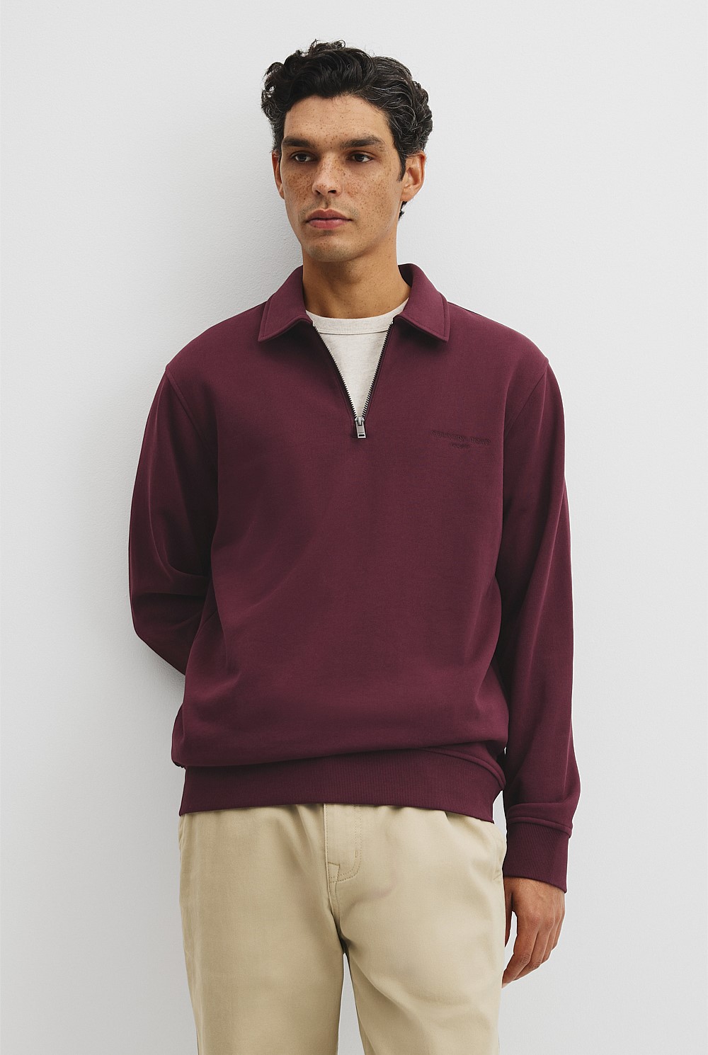 Australian Cotton Collar Neck Sweat