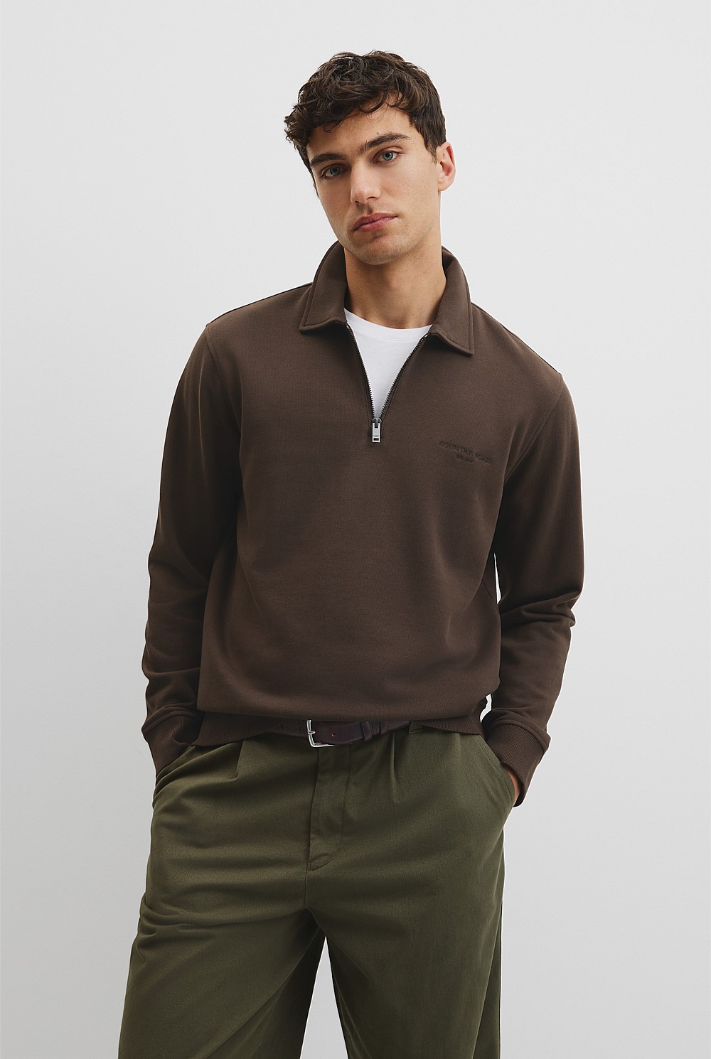 Australian Cotton Collar Neck Sweat
