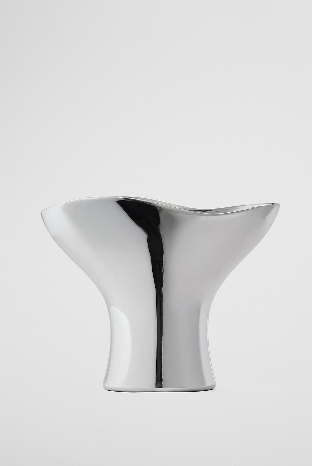 Pela Small Metallic Vase