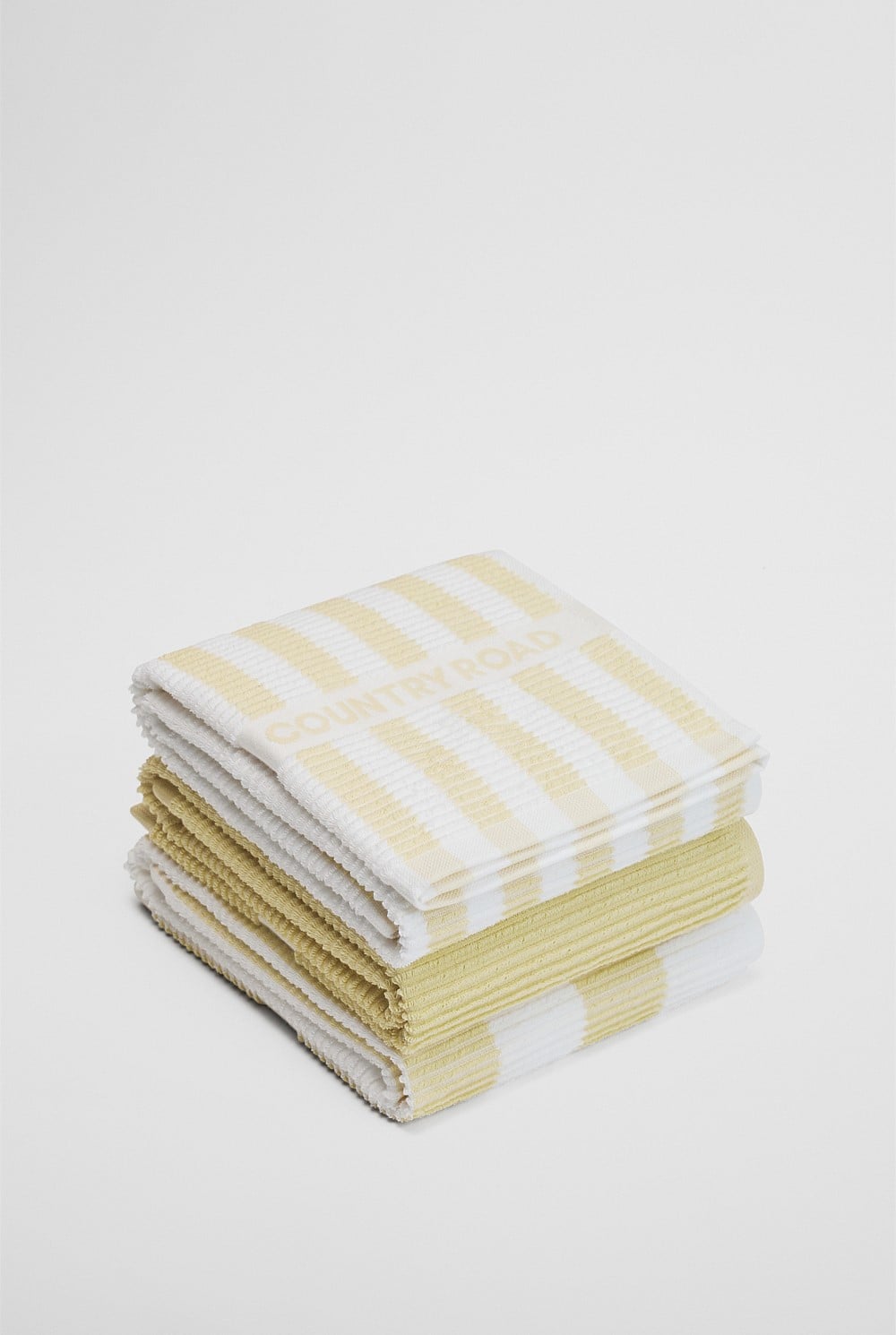 CR Stripe Australian Cotton Tea Towel Pack of 3