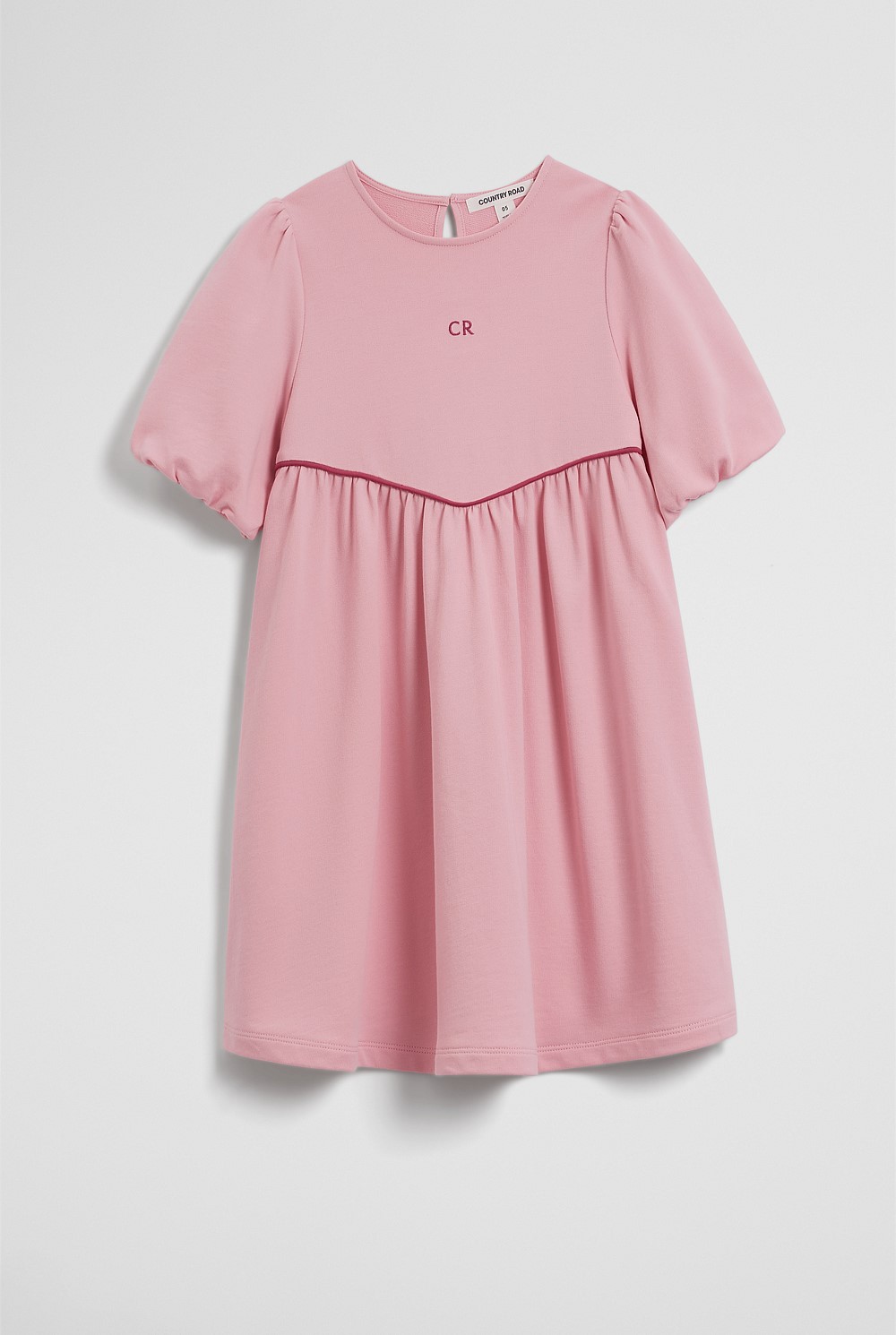 Short Sleeve Fleece Dress