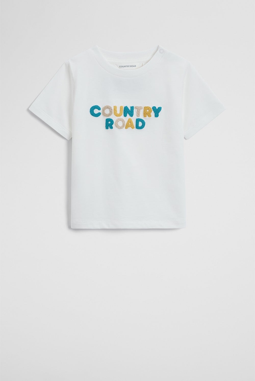 Australian Cotton Short Sleeve Boucle Tee