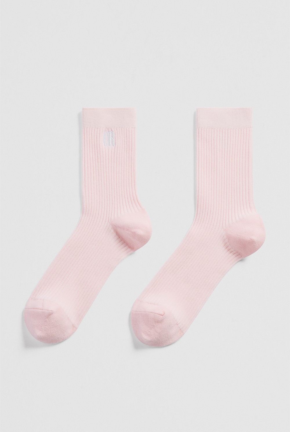 Australian Cotton Blend CR Ribbed Three Quarter Crew Sock