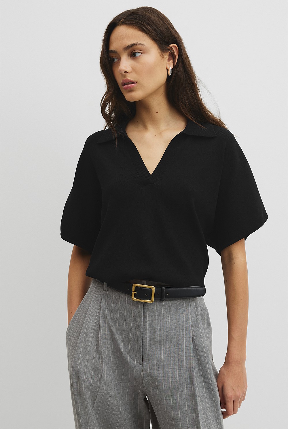 Compact Knit Polo