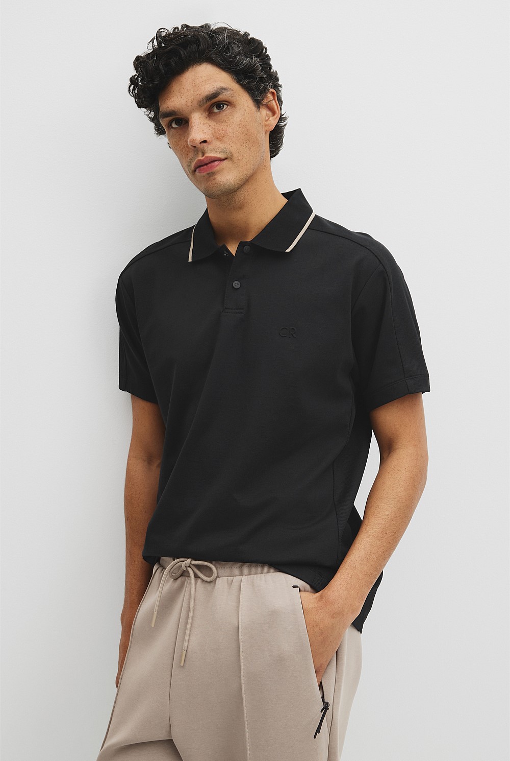 Athleisure Button Polo