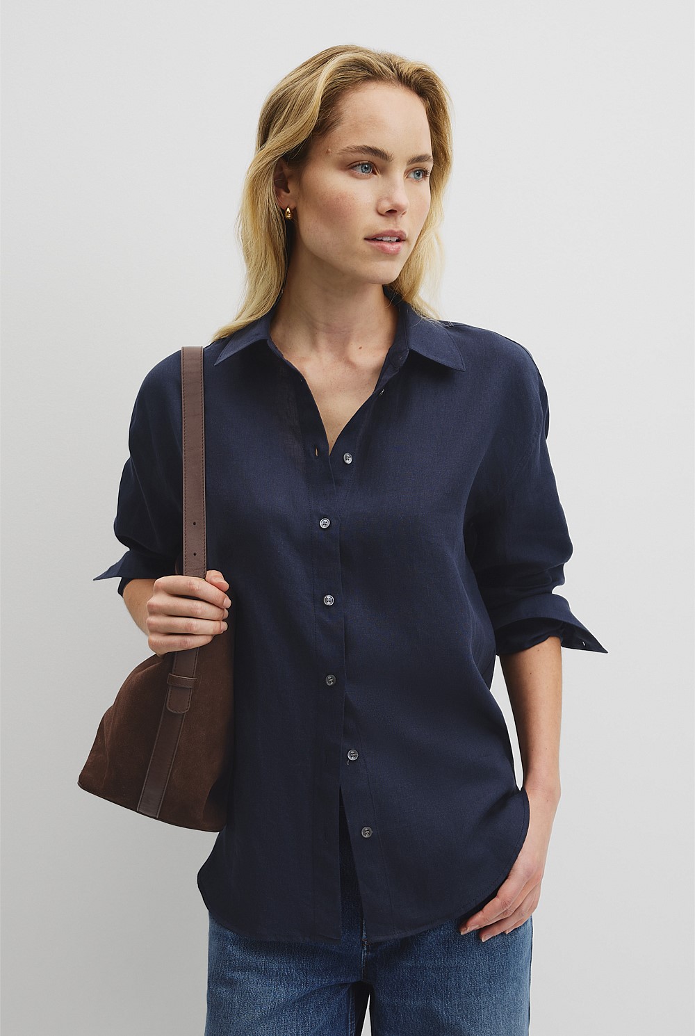 Oversized Linen Shirt