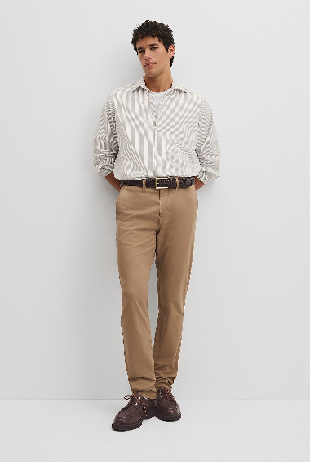 Australian Cotton Tapered Fit Stretch Chino