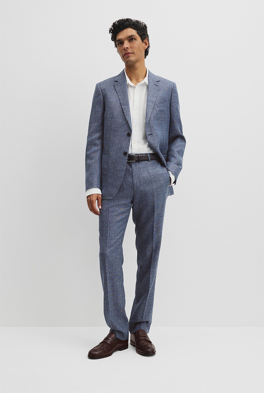 Regular Wool Houndstooth Pant