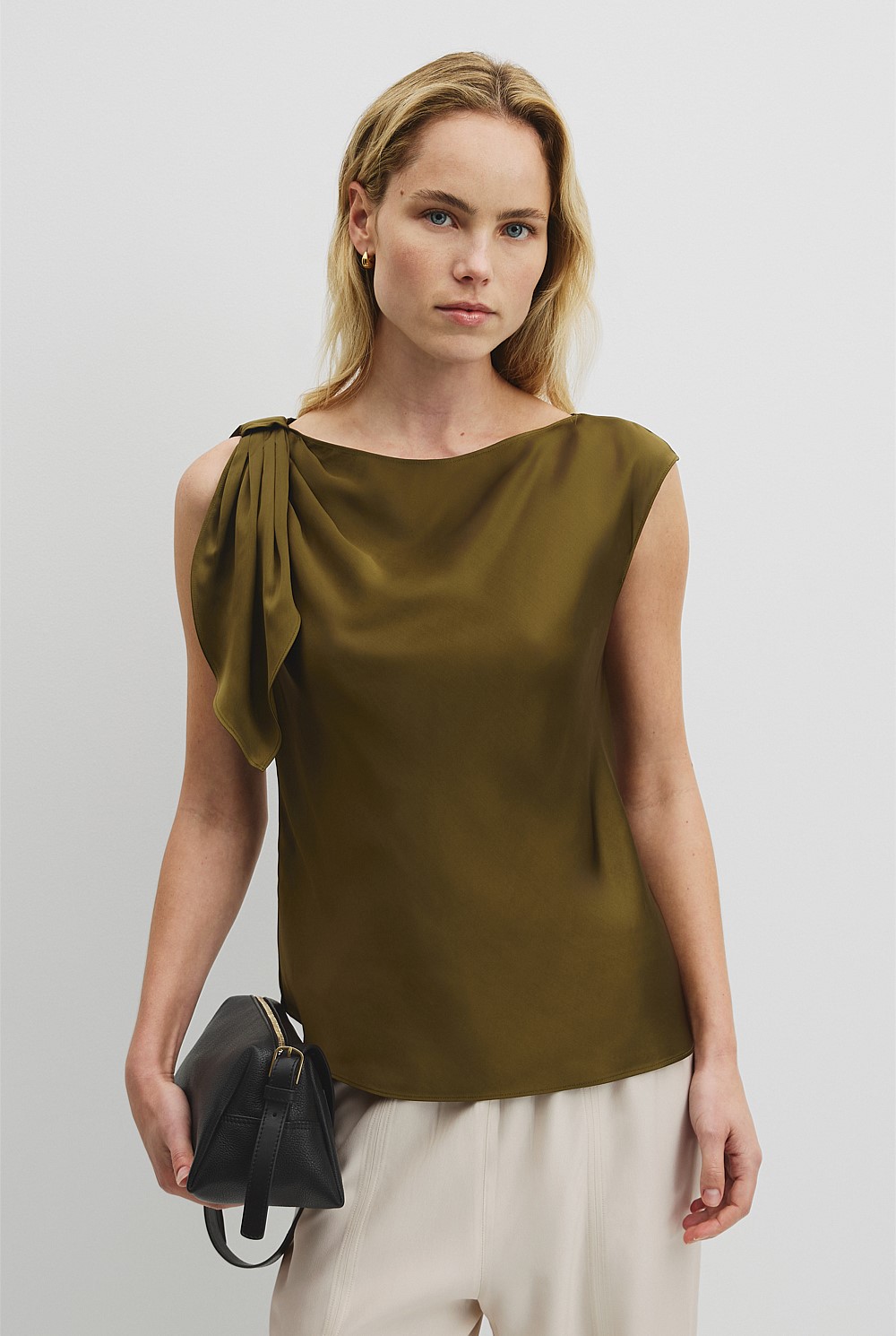 Tie Shoulder Top