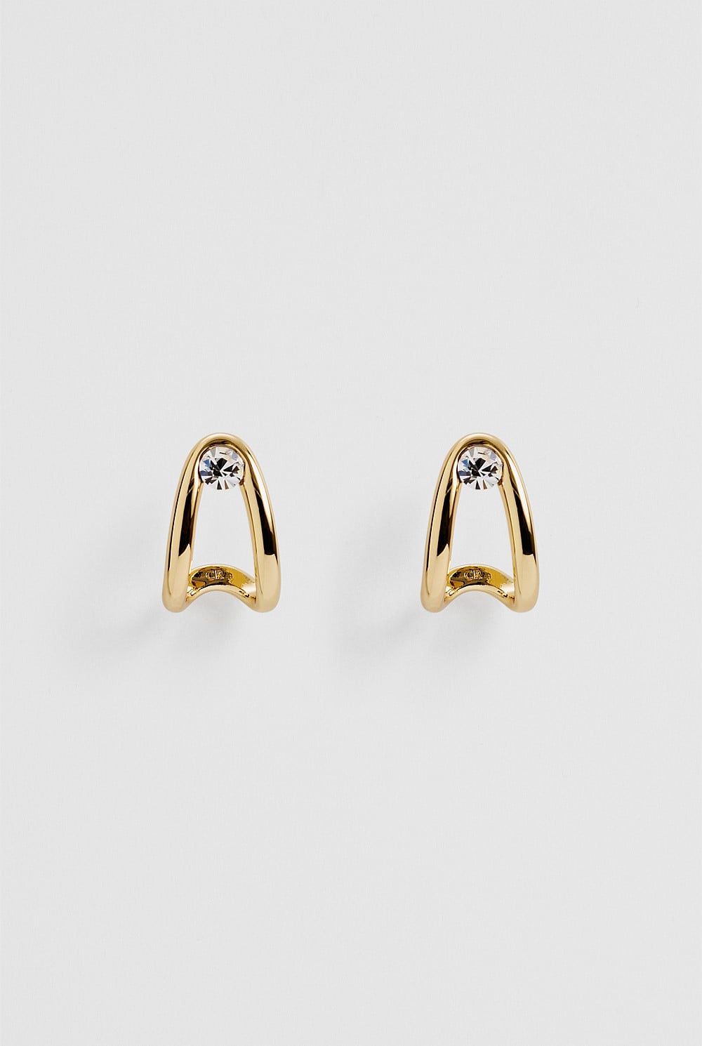 Zoey Crystal Huggie Earring