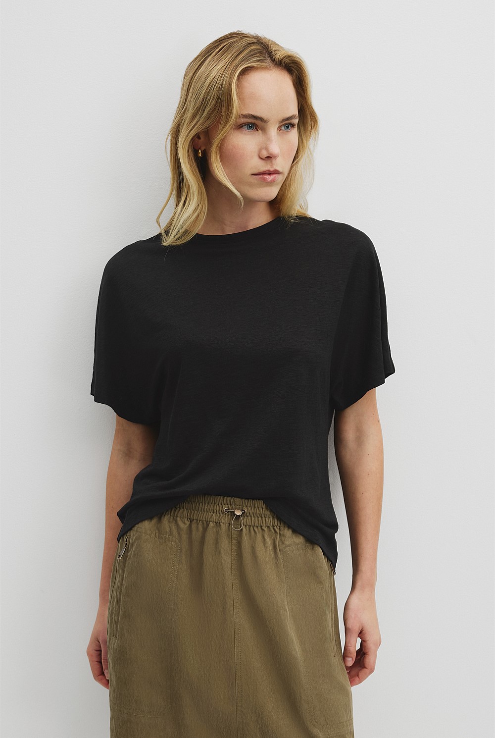 Linen Dolman T-Shirt