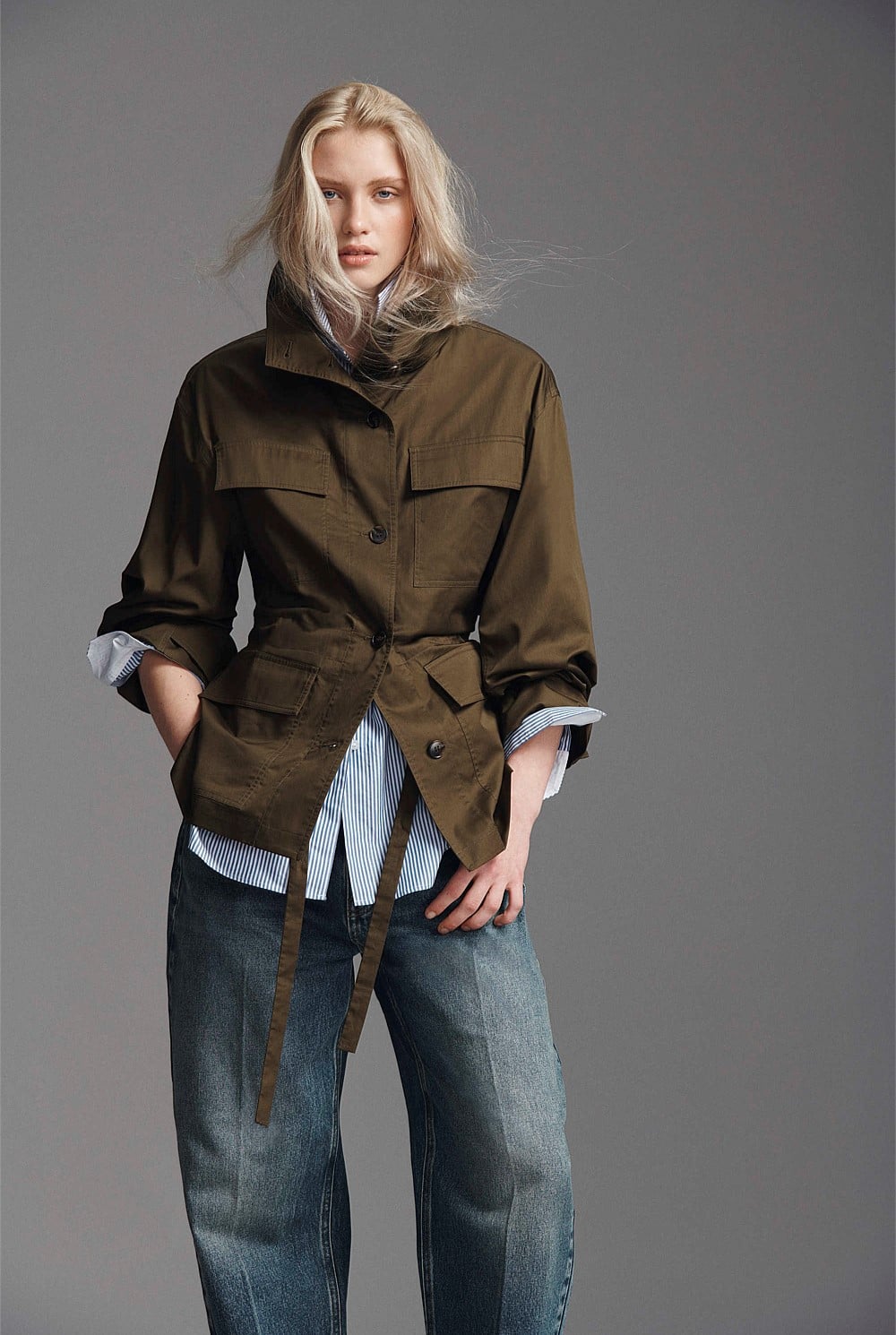 Cinched Utility Jacket
