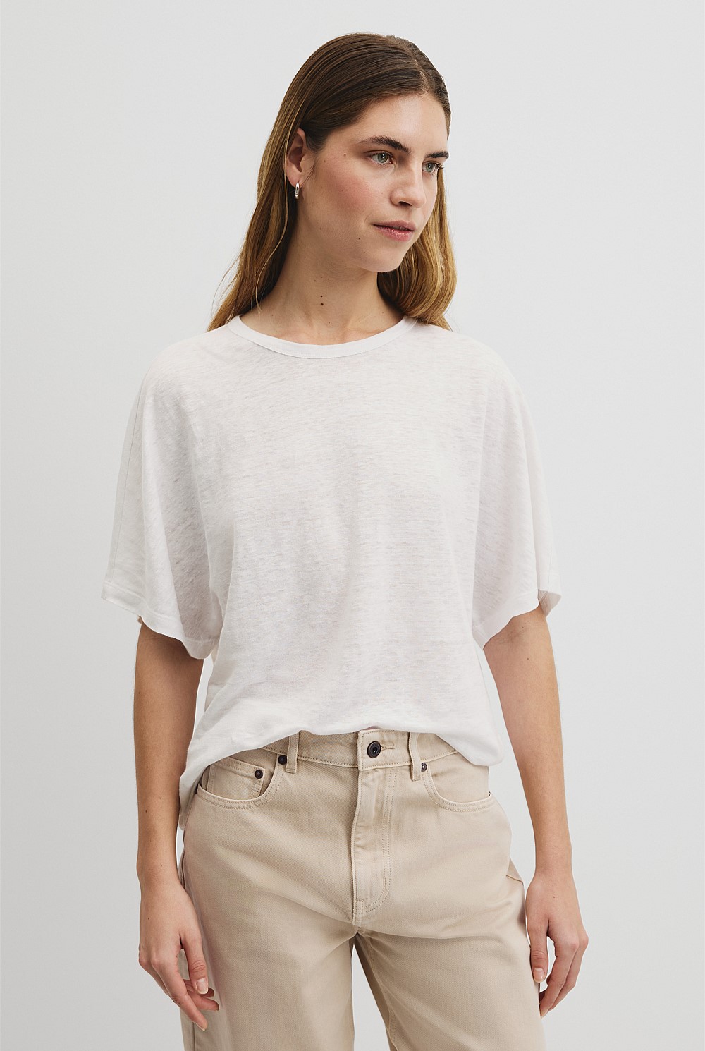 Linen Dolman T-Shirt