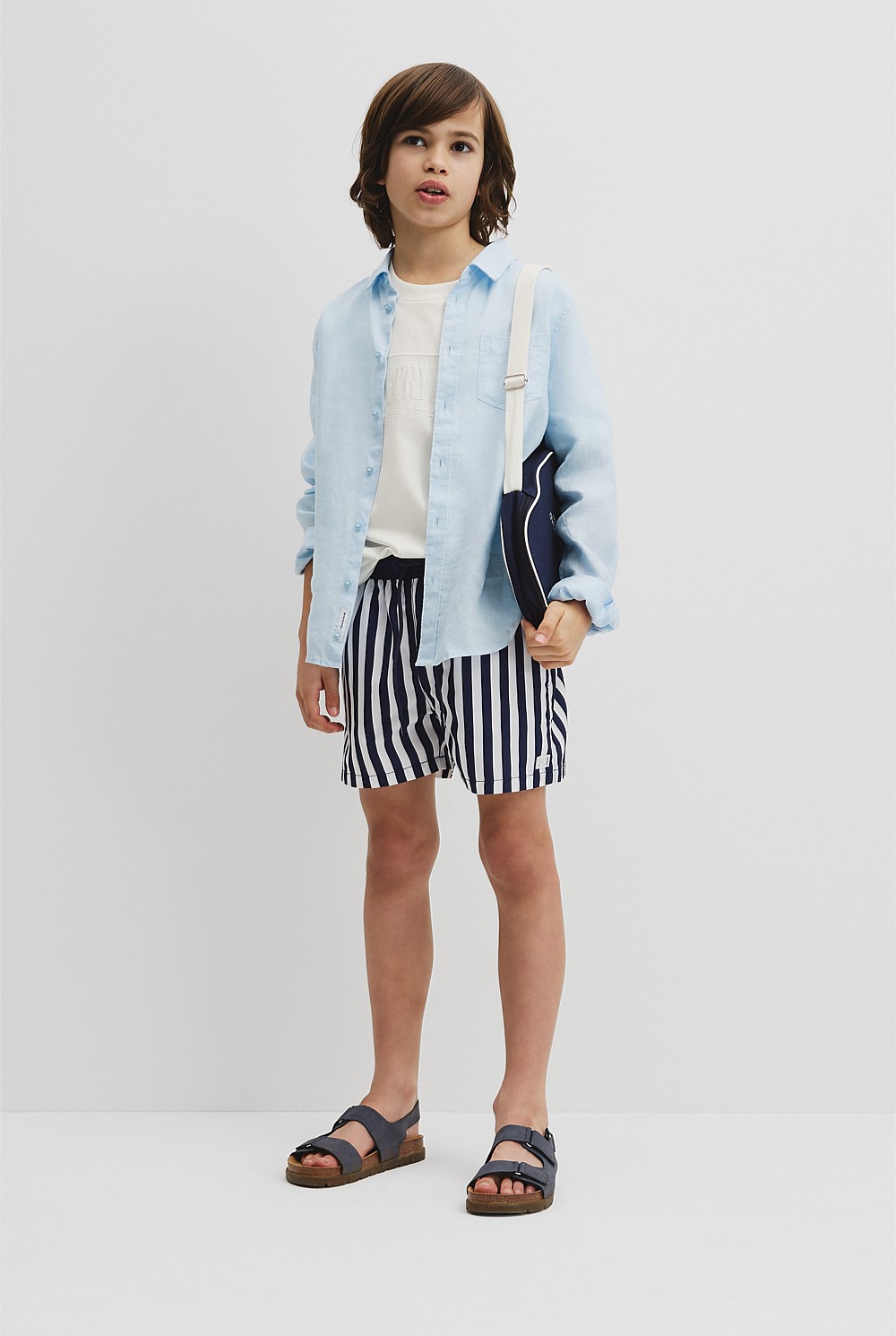 Teen Stripe Board Short