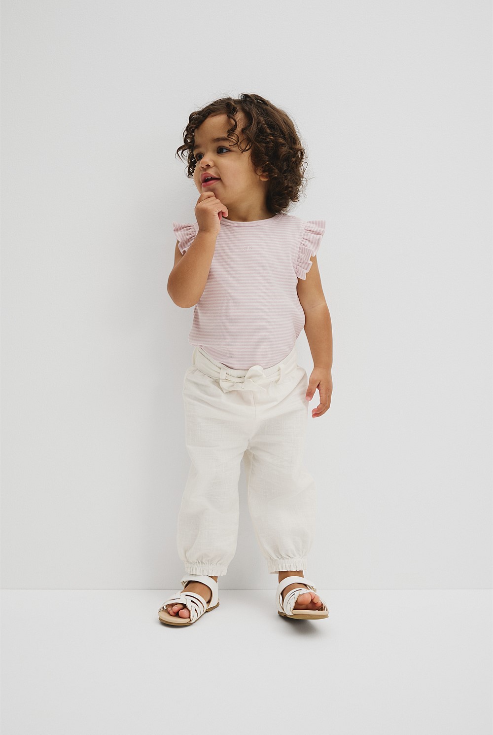 Woven Cuff Pant