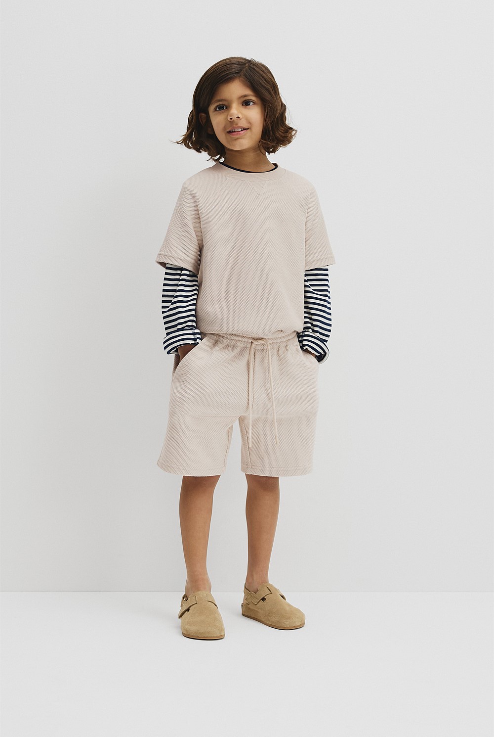 Organically Grown Cotton Waffle Short