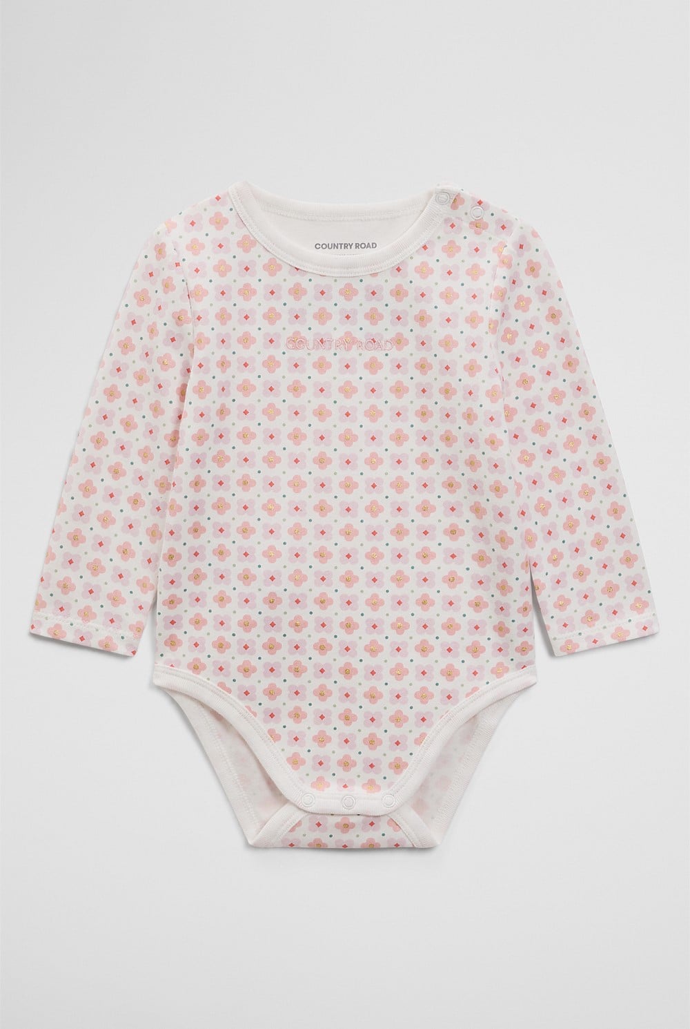 Long Sleeve Pointelle Frill Bodysuit