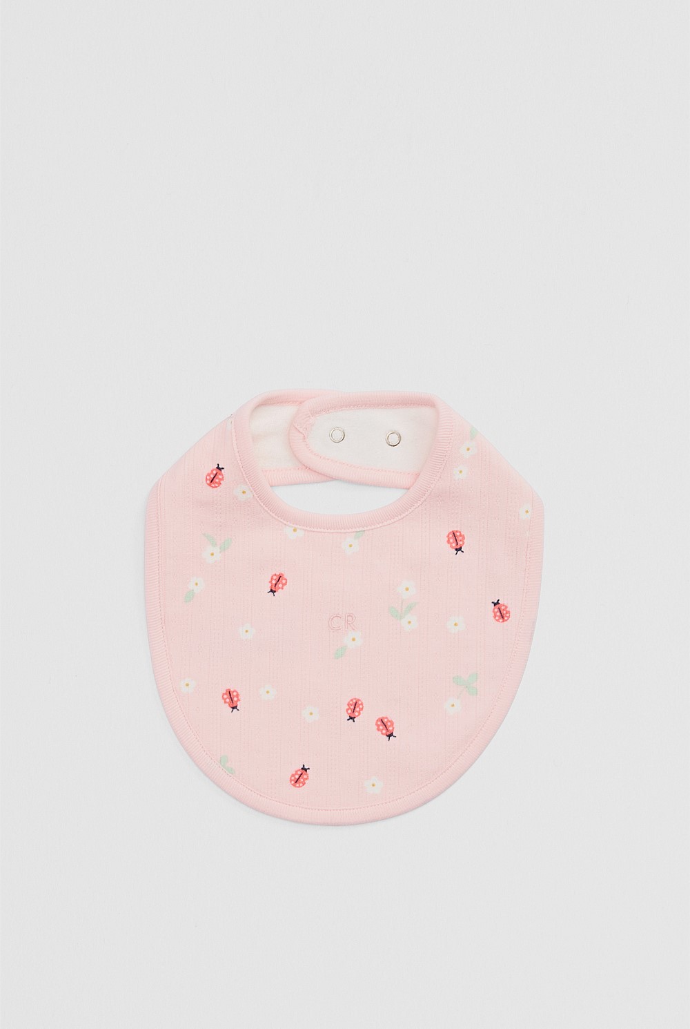 Organically Grown Cotton Blend Pointelle Bib