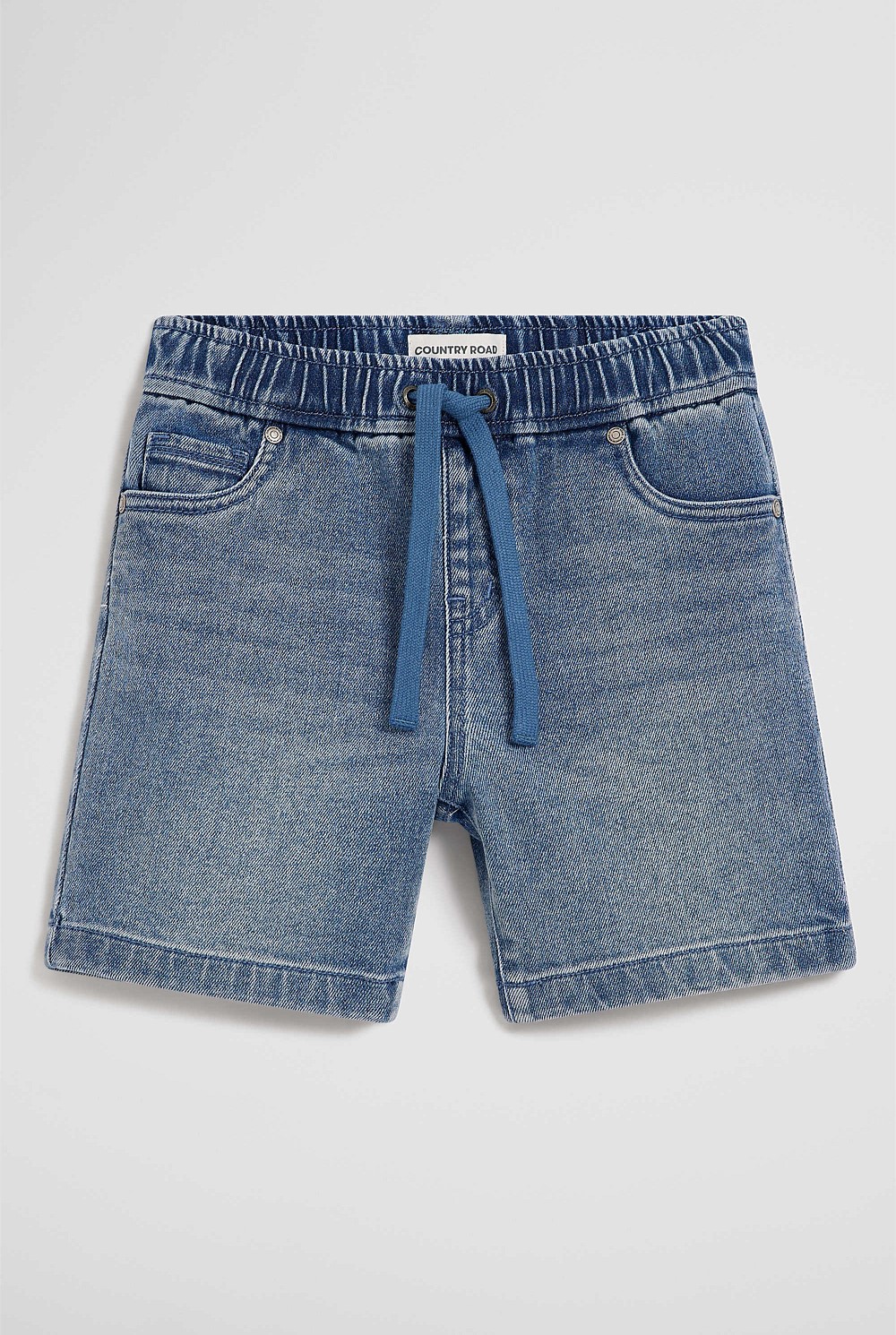 Pull On Denim Straight