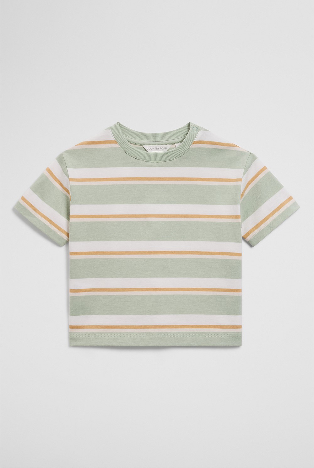 Oversized Stripe Short Sleeve T-Shirt