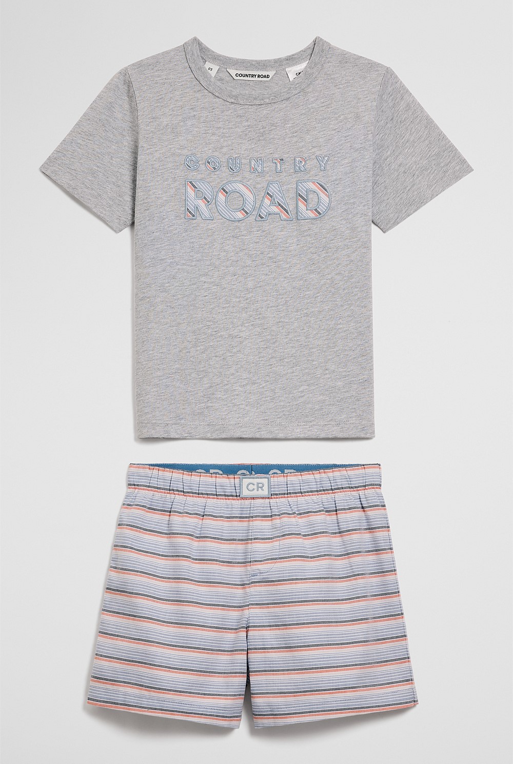 Short Sleeve Logo Pyjama Set