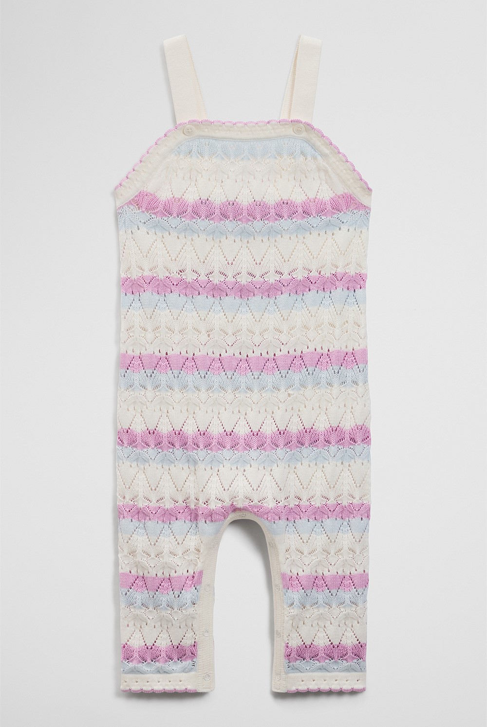 Australian Cotton Sleeveless Knit Overalls