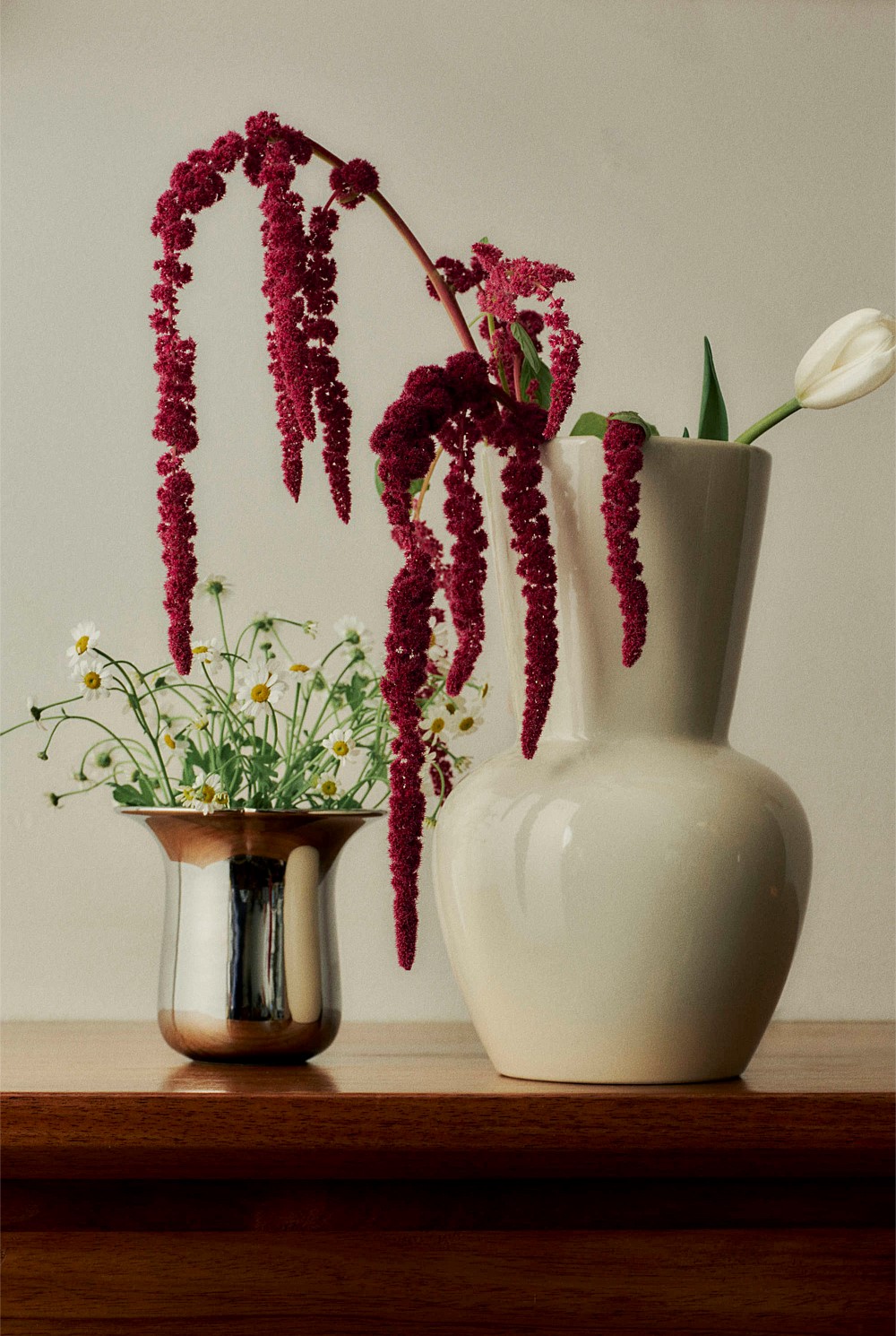 Olinda Short Metallic Vase