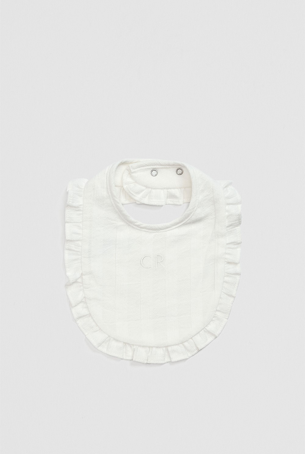Woven Frill Bib
