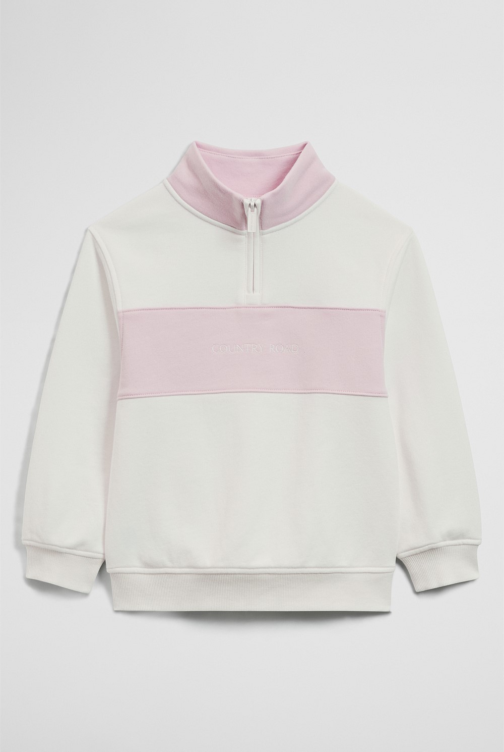 Panelled 1/4 Zip Sweat