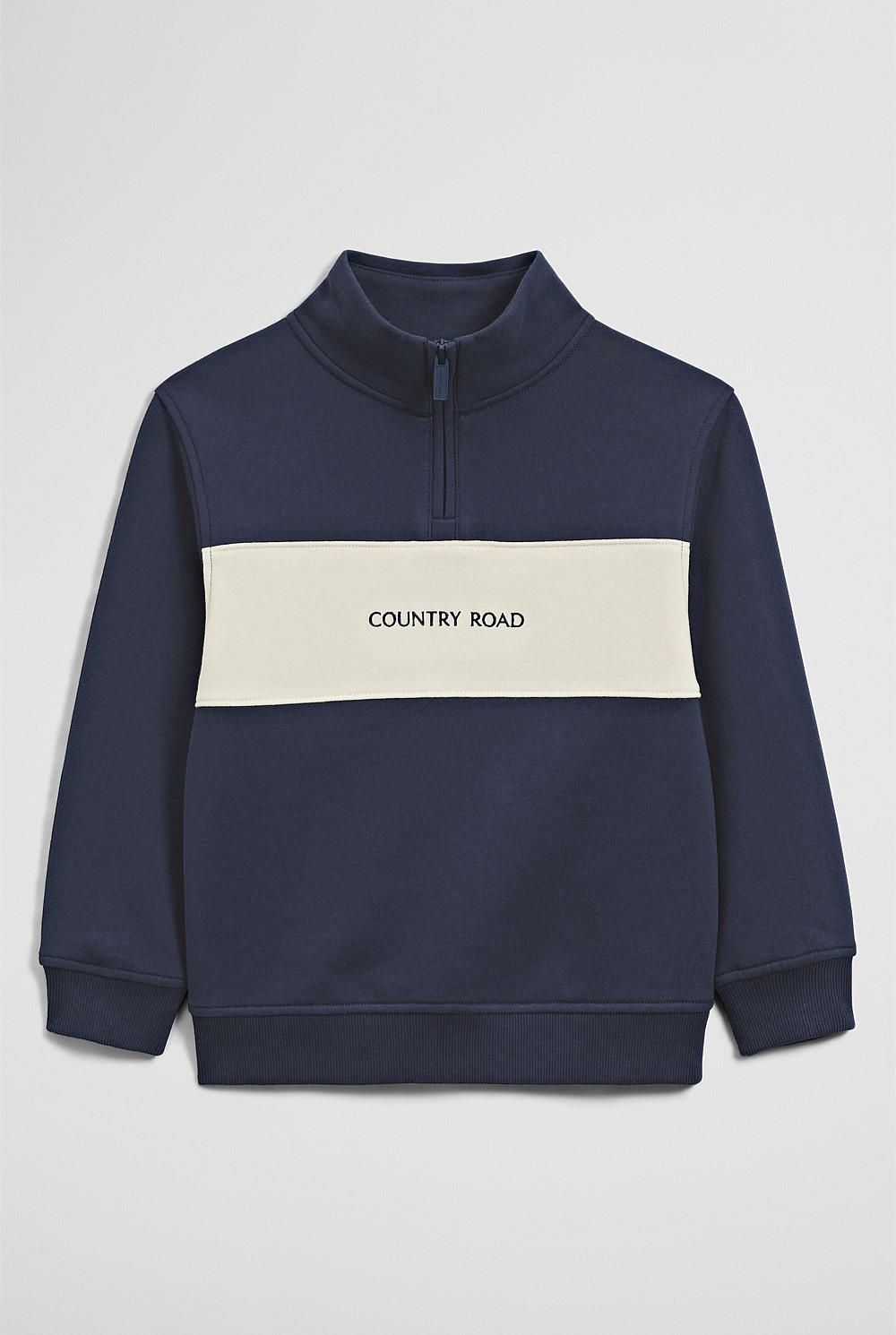 Panelled 1/4 Zip Sweat