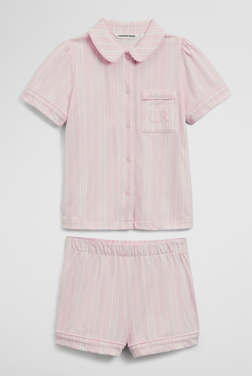 Short Sleeve Button Through Sleep Set