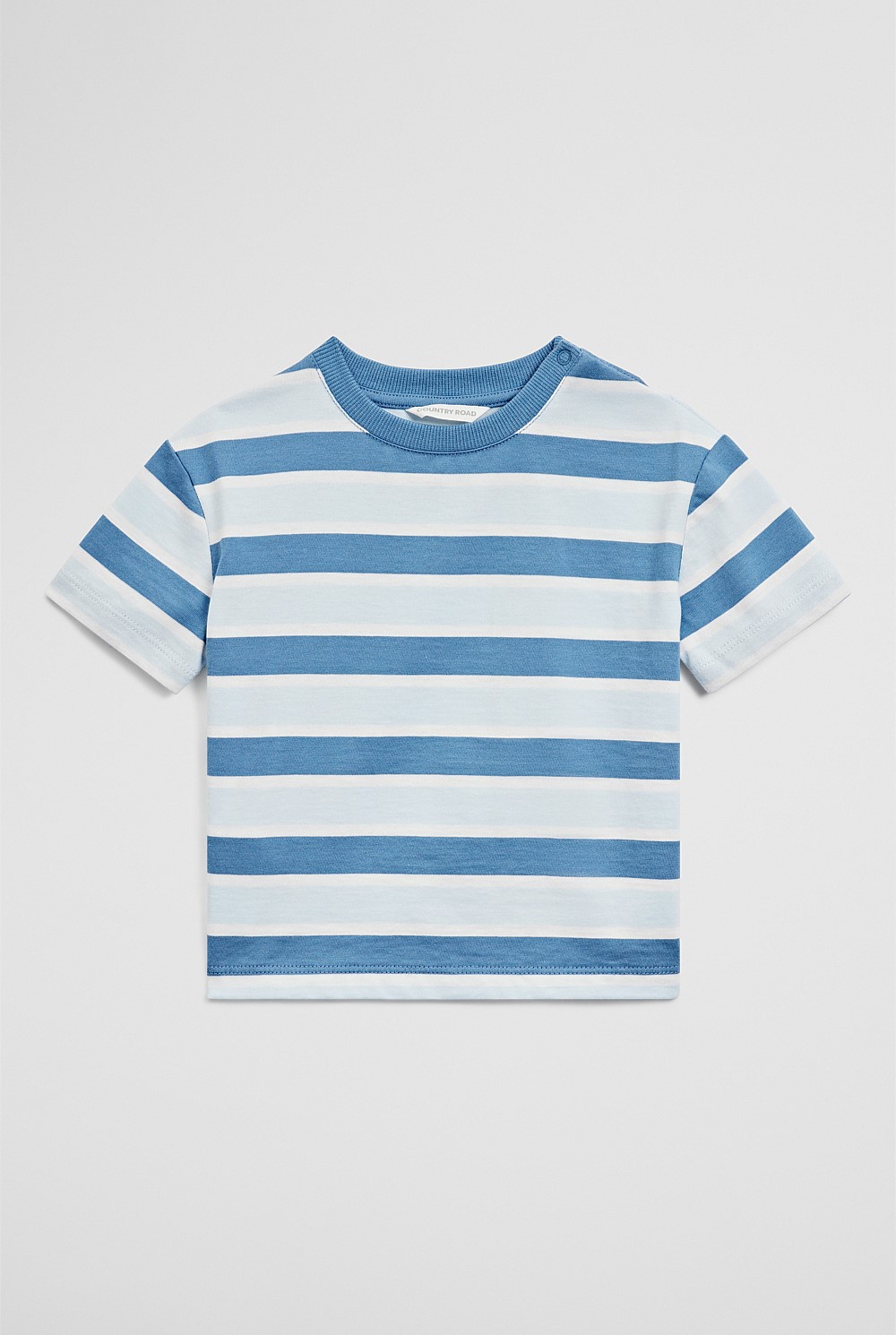 Oversized Stripe Short Sleeve T-Shirt