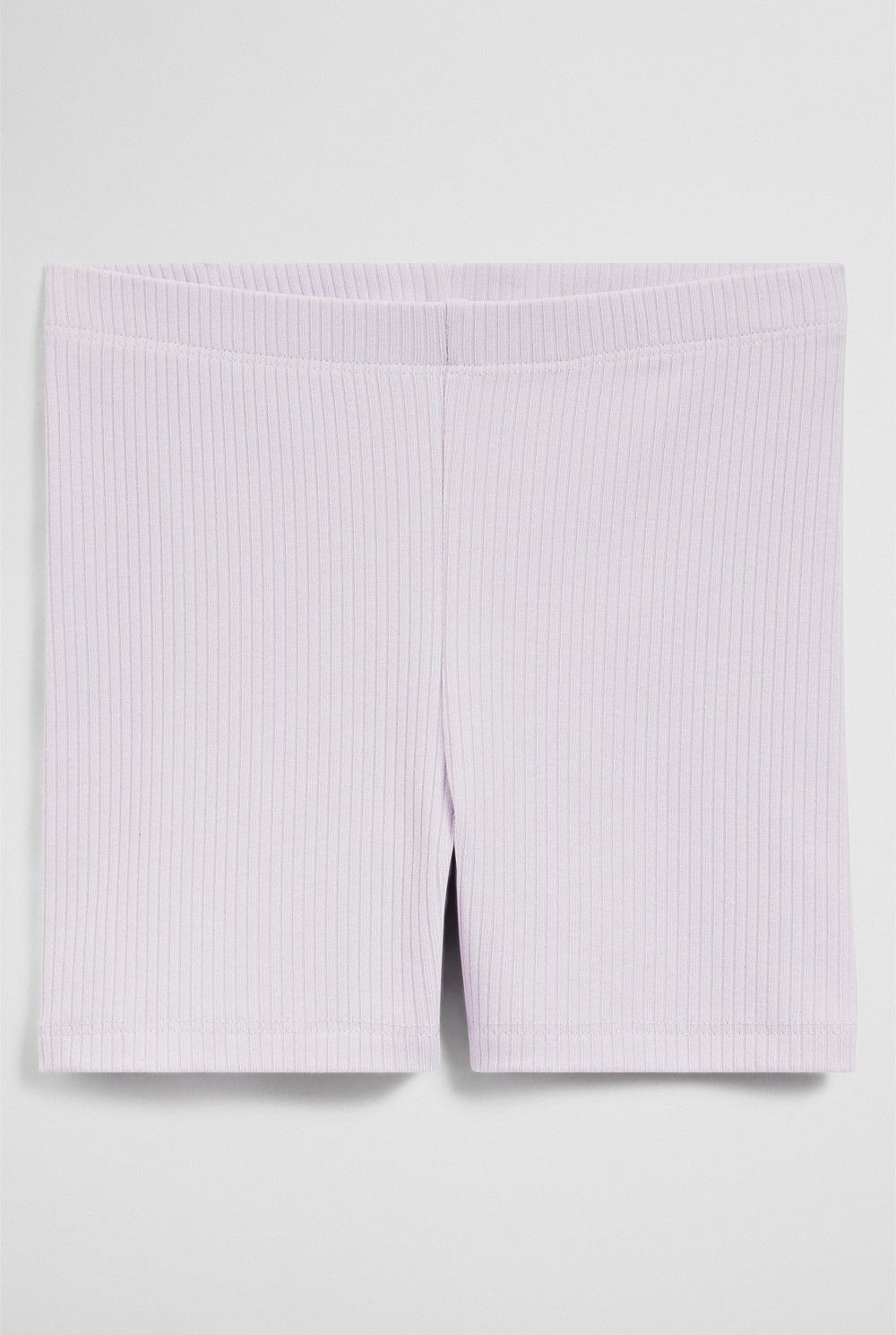 Organically Grown Cotton Blend Rib Bike Short