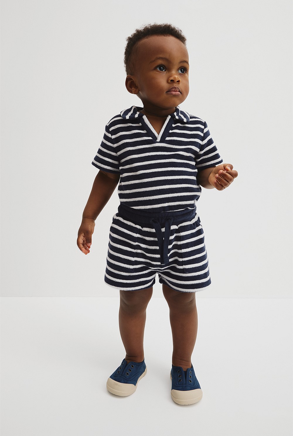 Stripe Terry Short