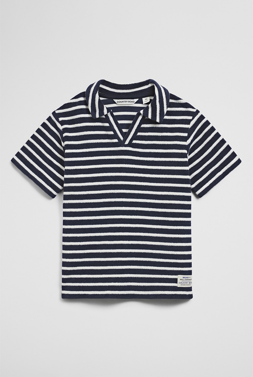 Short Sleeve Relaxed Terry Polo